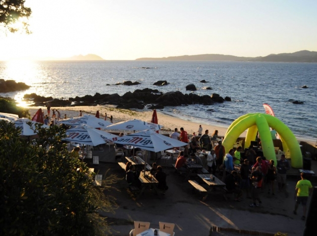 Punto de encuentro en la playa